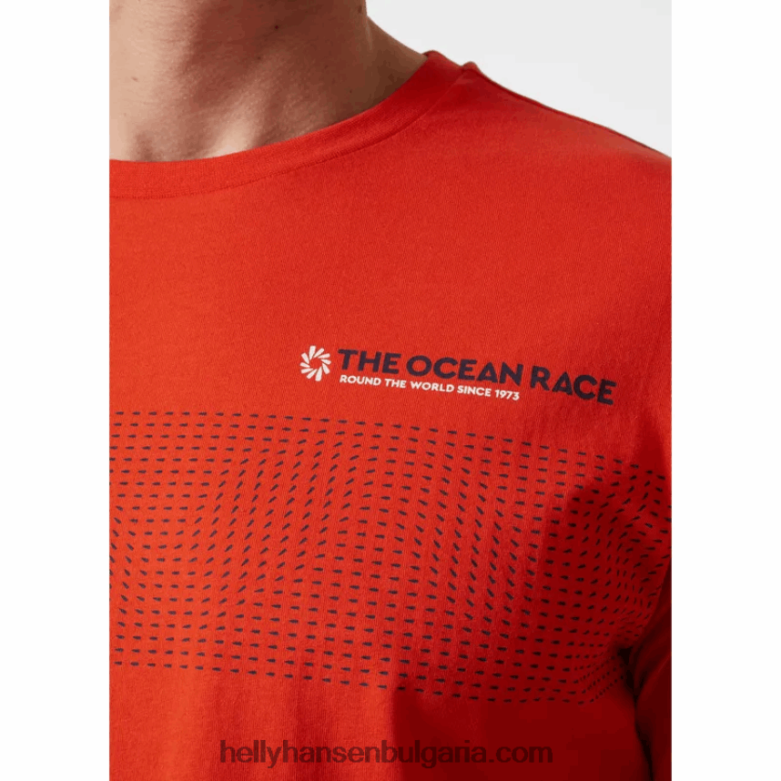 мъже мъжка тениска the ocean race 80V22D875 флот v Helly-Hansen