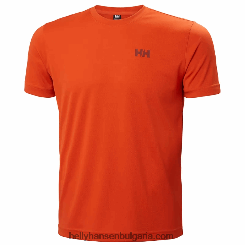 мъже мъжка тениска verglas shade 80V22D931 дълбок фиорд Helly-Hansen