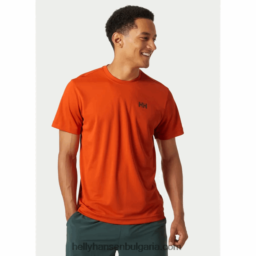 мъже мъжка тениска verglas shade 80V22D931 дълбок фиорд Helly-Hansen