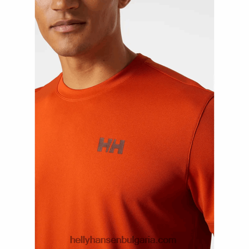 мъже мъжка тениска verglas shade 80V22D931 дълбок фиорд Helly-Hansen