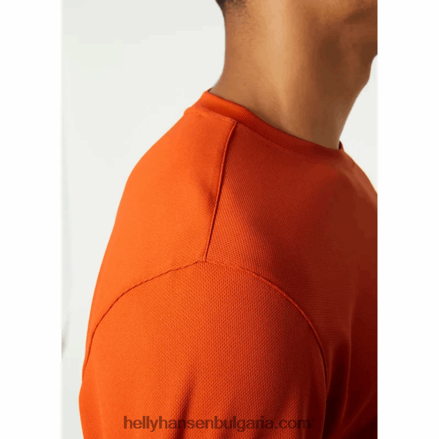 мъже мъжка тениска verglas shade 80V22D931 дълбок фиорд Helly-Hansen