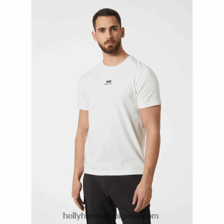 мъже мъжка тениска yu patch 80V22D913 абанос Helly-Hansen