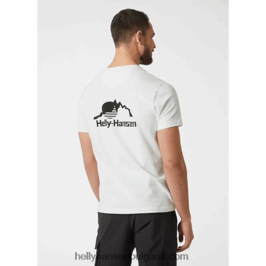 мъже мъжка тениска yu patch 80V22D913 абанос Helly-Hansen