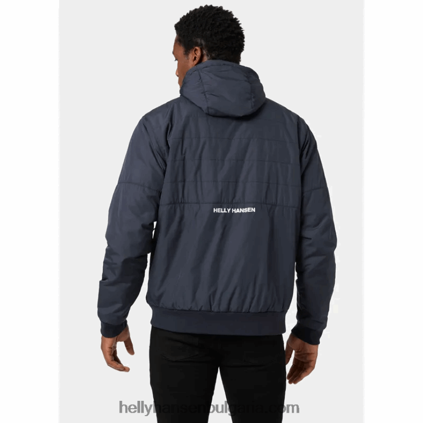 мъже мъжко активно изолирано есенно яке 80V22D320 военноморски флот Helly-Hansen