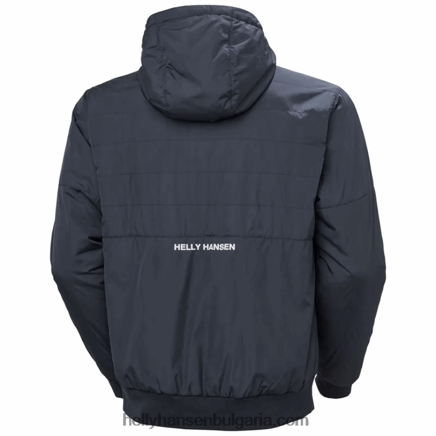 мъже мъжко активно изолирано есенно яке 80V22D320 военноморски флот Helly-Hansen