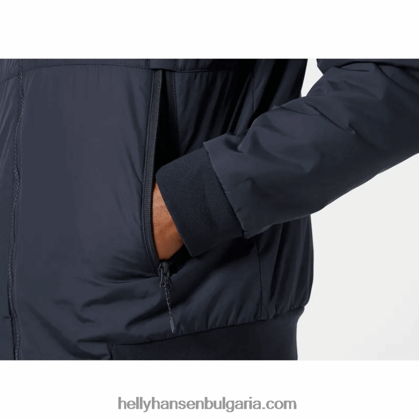 мъже мъжко активно изолирано есенно яке 80V22D320 военноморски флот Helly-Hansen
