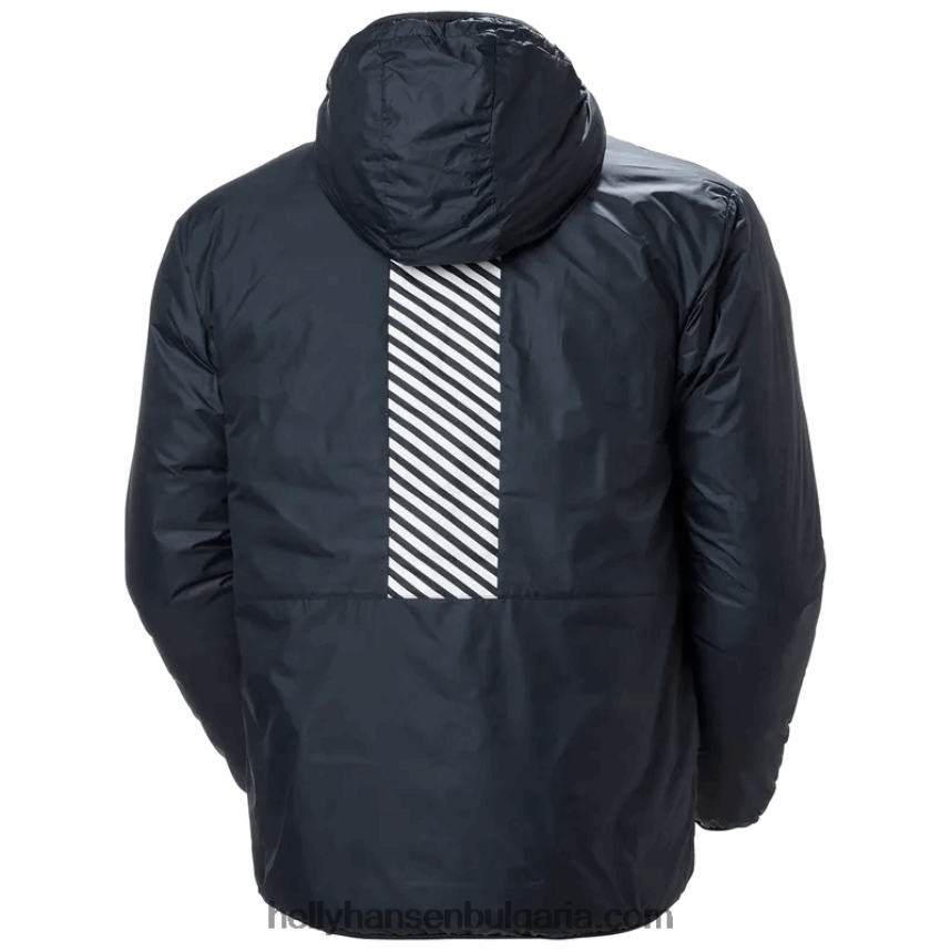 мъже активно изолирано яке 80V22D371 военноморски флот Helly-Hansen