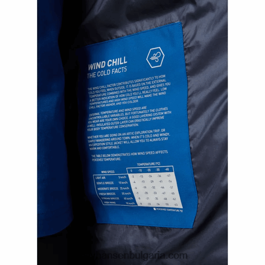 мъже мъжко патрулно бухнало изолирано яке 80V22D399 дълбок фиорд Helly-Hansen