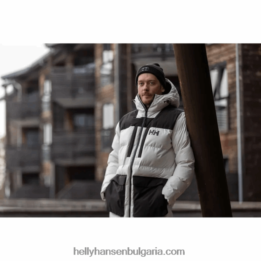 мъже мъжко патрулно бухнало изолирано яке 80V22D401 нимб облак Helly-Hansen