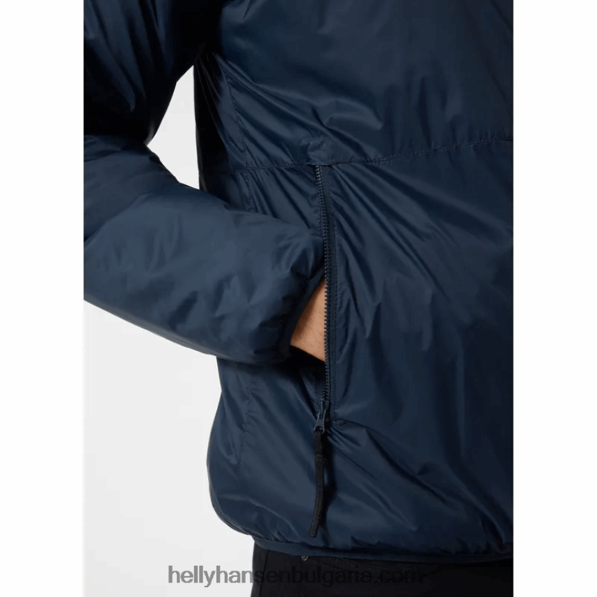 мъже мъжко патрулно изолирано яке 80V22D404 военноморски флот Helly-Hansen