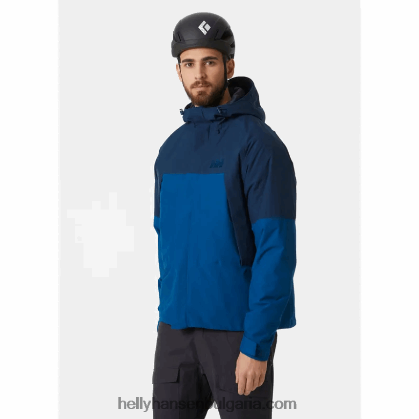 мъже мъжко изолирано яке Banff 80V22D178 дълбок фиорд Helly-Hansen