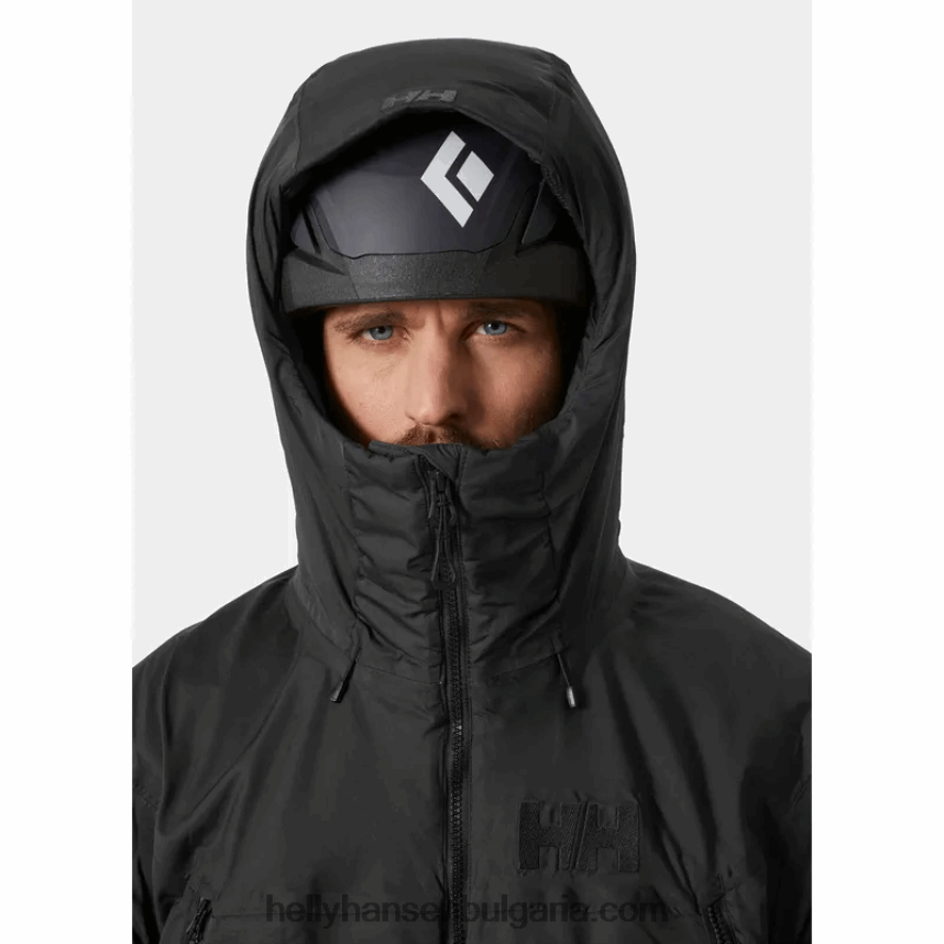 мъже мъжко изолирано яке lifa pro belay 80V22D218 черен Helly-Hansen