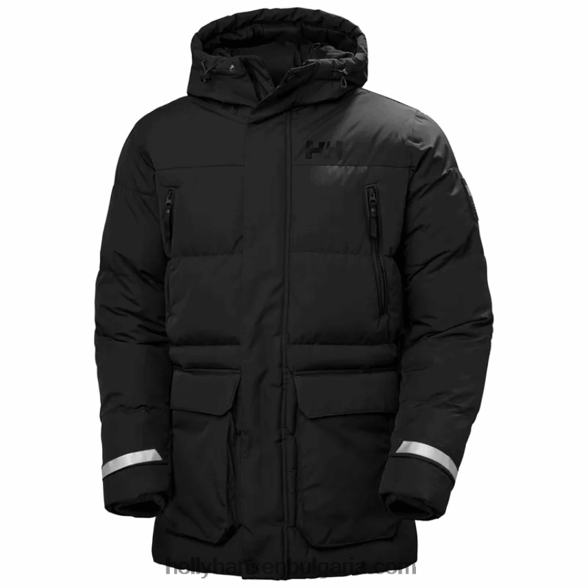 мъже мъжко бухнало яке Reine 80V22D380 черен Helly-Hansen