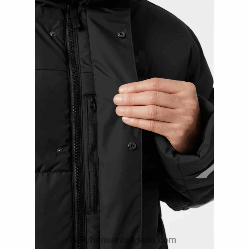 мъже мъжко бухнало яке Reine 80V22D380 черен Helly-Hansen