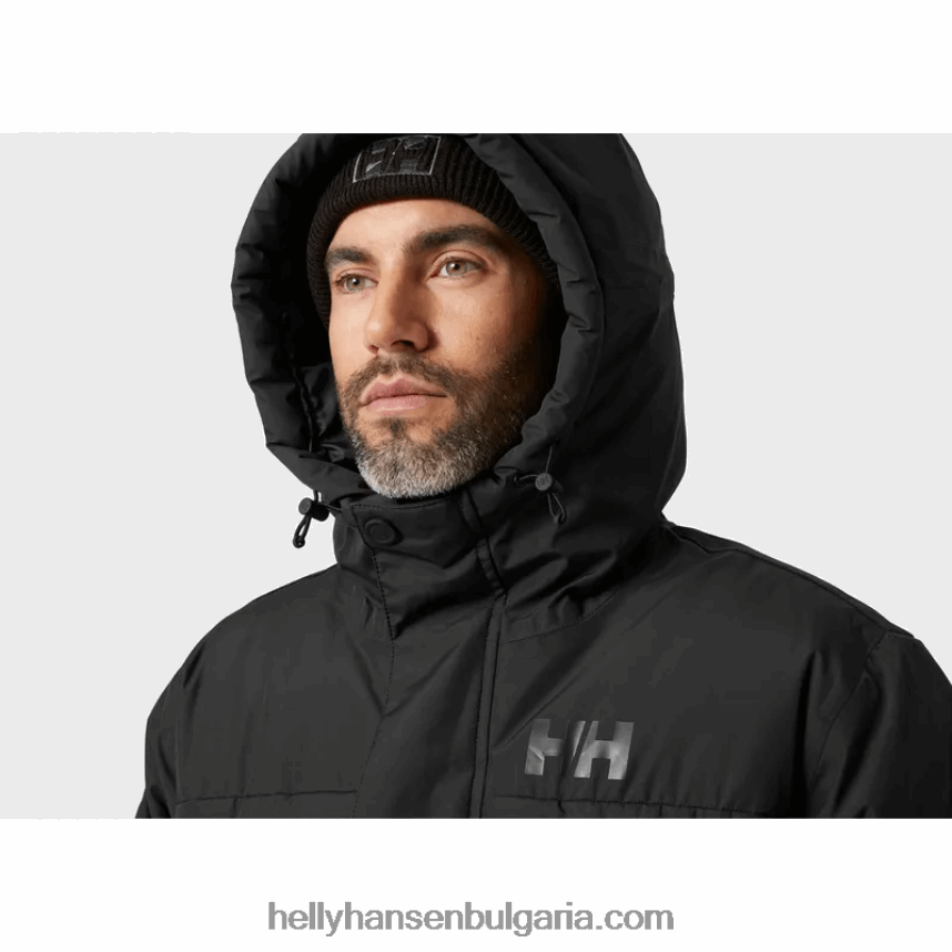 мъже мъжко бухнало яке Reine 80V22D380 черен Helly-Hansen