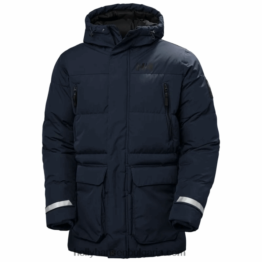 мъже мъжко бухнало яке Reine 80V22D381 военноморски флот Helly-Hansen