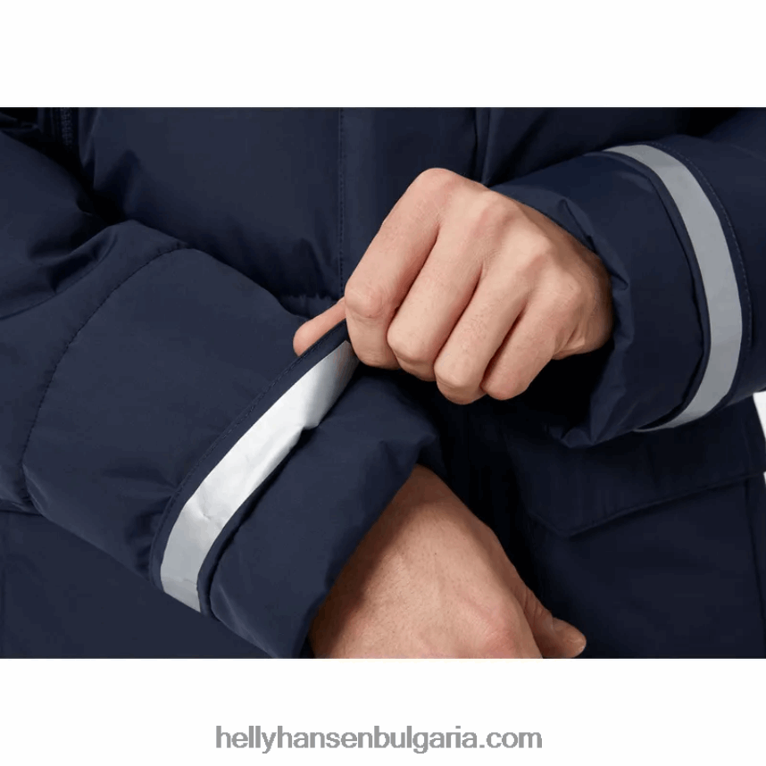 мъже мъжко бухнало яке Reine 80V22D381 военноморски флот Helly-Hansen