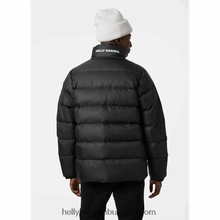 мъже мъжко hh двустранно пухено яке 80V22D343 черен Helly-Hansen