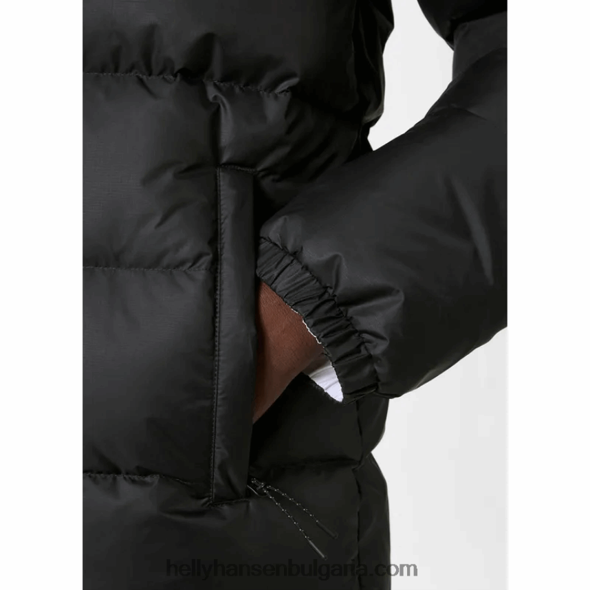 мъже мъжко hh двустранно пухено яке 80V22D343 черен Helly-Hansen