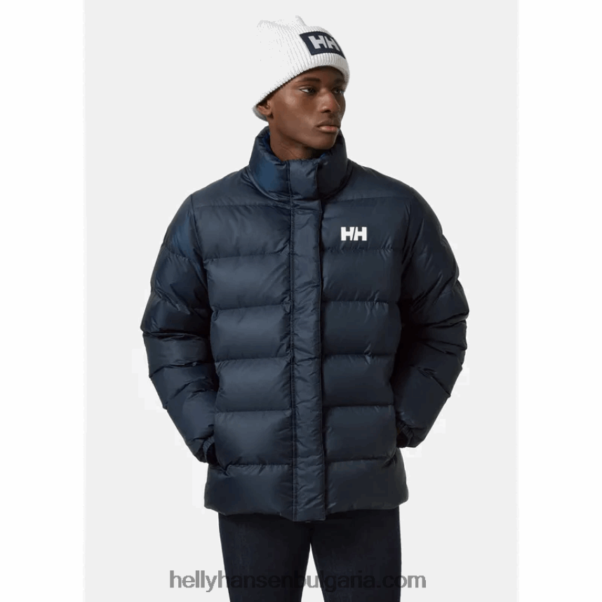 мъже мъжко hh двустранно пухено яке 80V22D344 военноморски флот Helly-Hansen