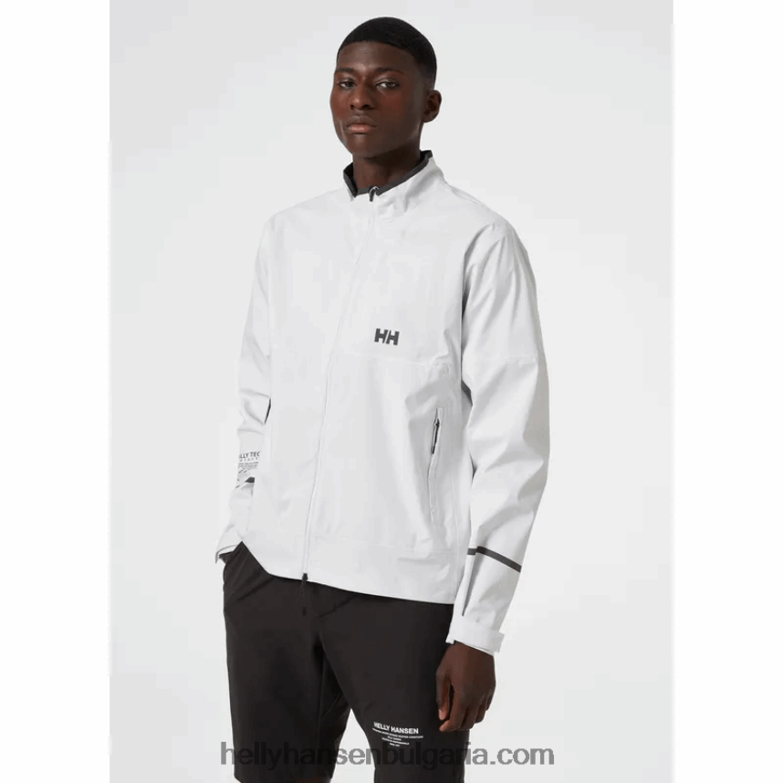 мъже мъжко 3-пластово велосипедно яке за каране 80V22D271 нимб облак Helly-Hansen