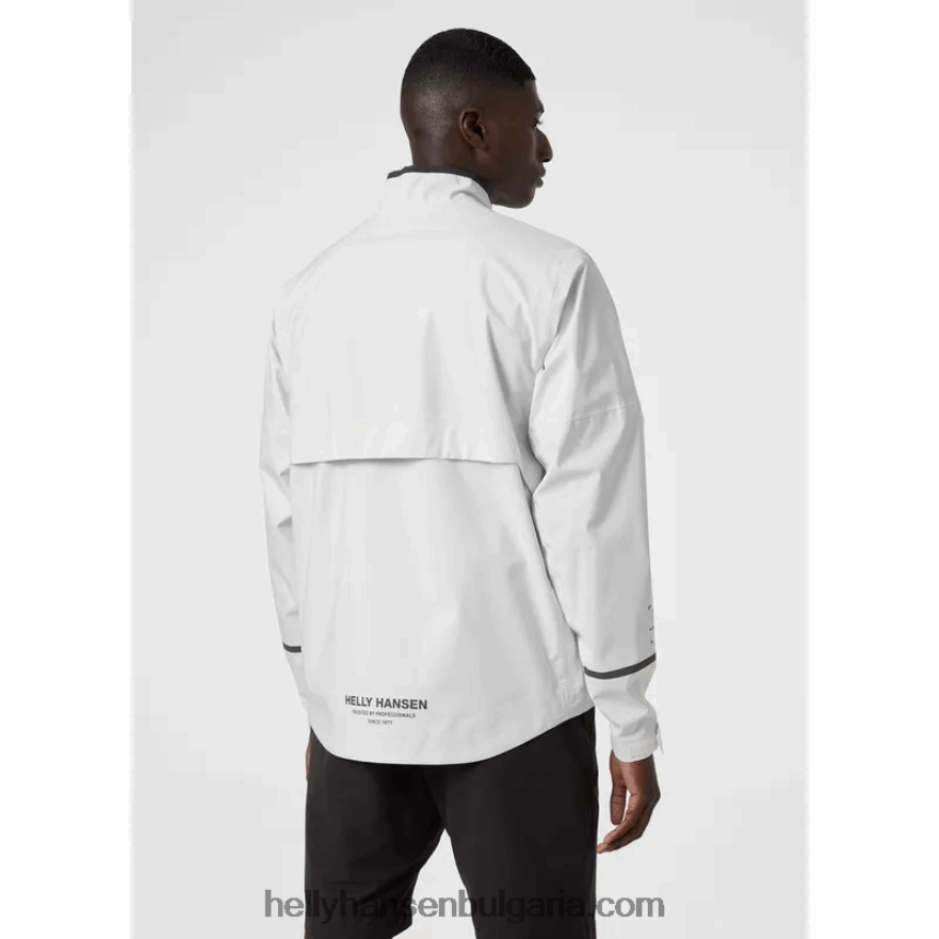 мъже мъжко 3-пластово велосипедно яке за каране 80V22D271 нимб облак Helly-Hansen