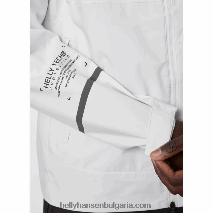 мъже мъжко 3-пластово велосипедно яке за каране 80V22D271 нимб облак Helly-Hansen