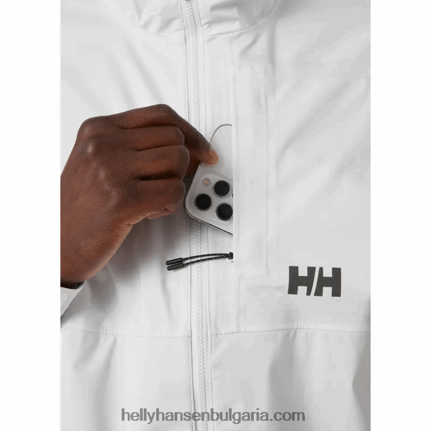 мъже мъжко 3-пластово велосипедно яке за каране 80V22D271 нимб облак Helly-Hansen