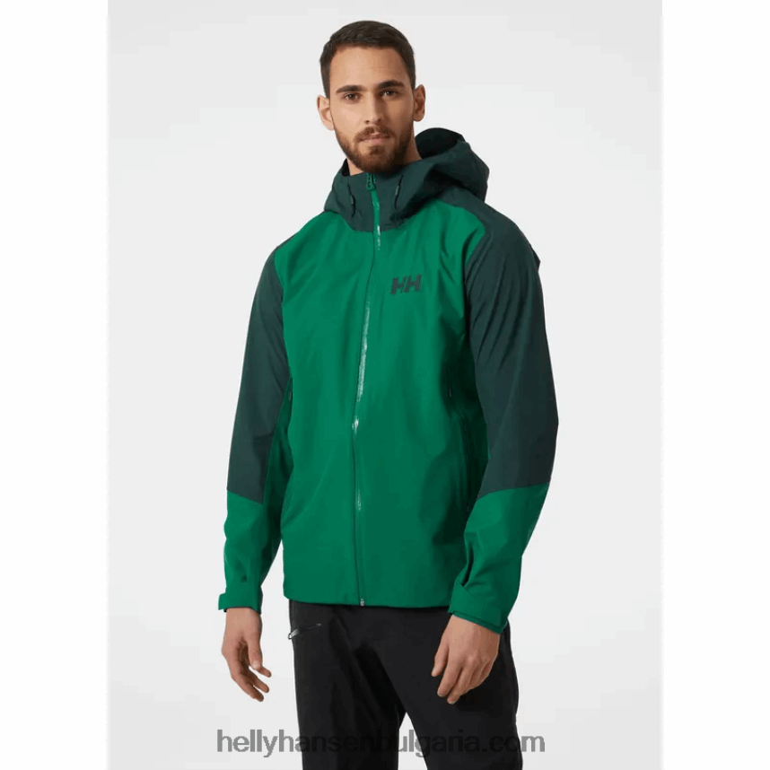 мъже мъжко 3-слойно яке verglas 2.0 80V22D189 малахит Helly-Hansen