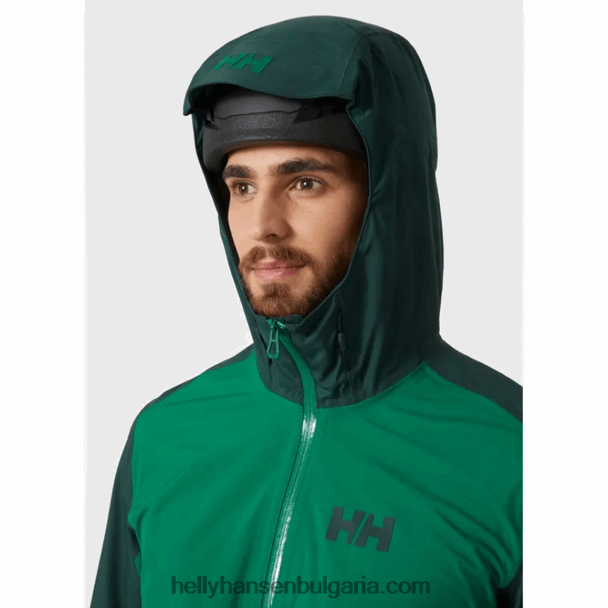 мъже мъжко 3-слойно яке verglas 2.0 80V22D189 малахит Helly-Hansen