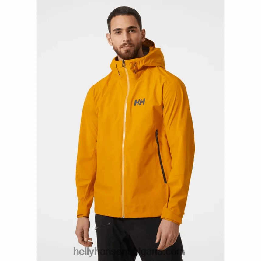 мъже мъжко 3-слойно яке verglas 2.0 80V22D190 морошка Helly-Hansen