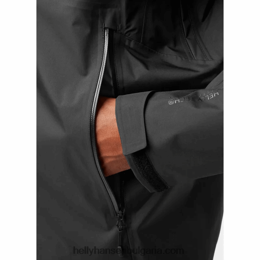 мъже мъжко 3-слойно яке verglas 2.0 80V22D191 черен Helly-Hansen