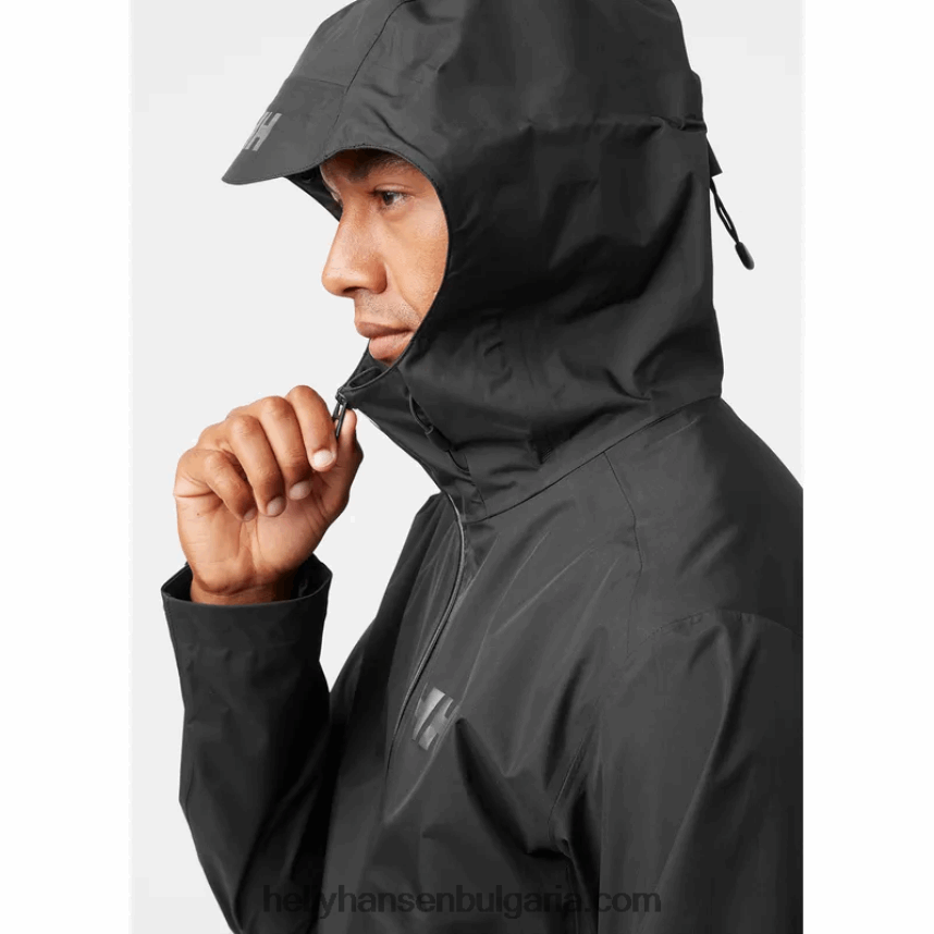 мъже мъжко 3-слойно яке verglas 2.0 80V22D191 черен Helly-Hansen