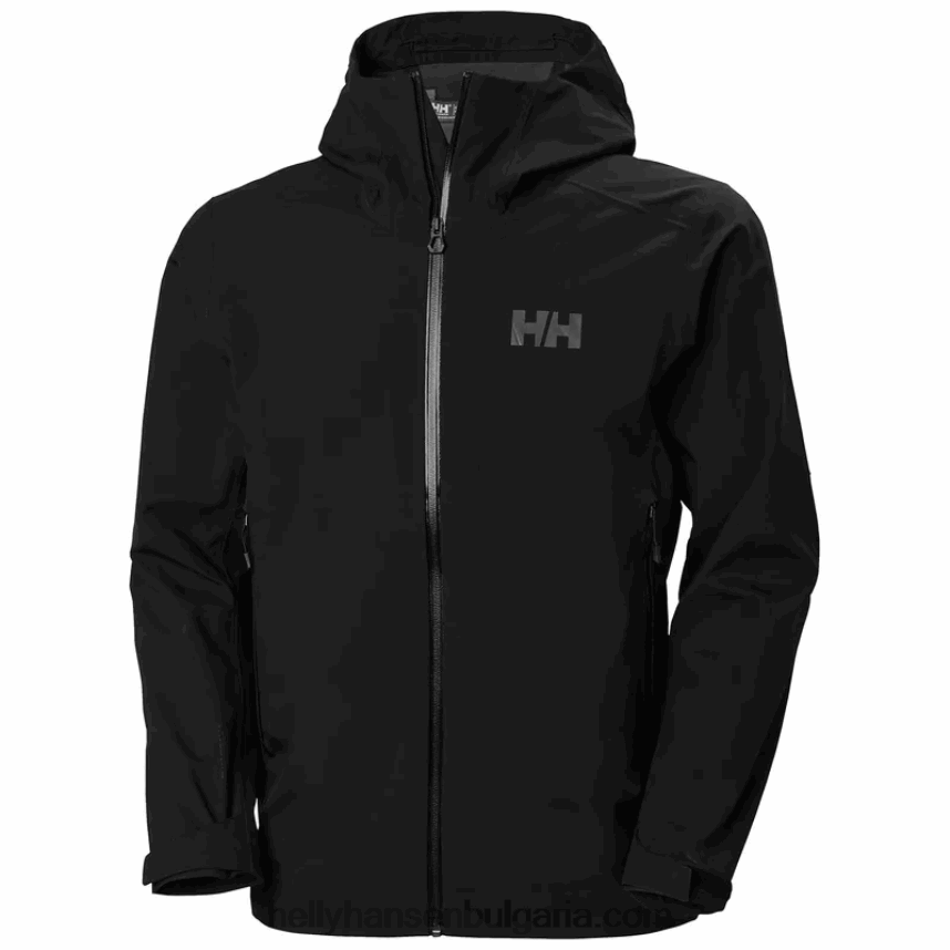 мъже мъжко 3-слойно яке verglas 80V22D212 черен Helly-Hansen