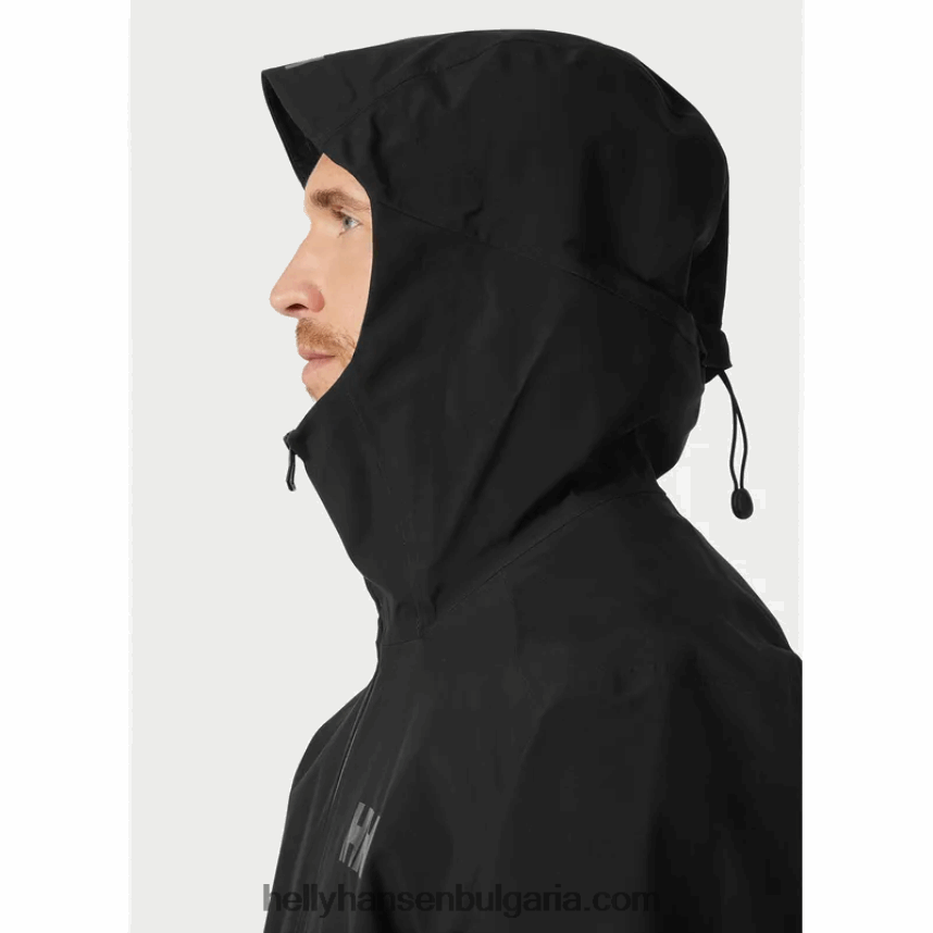 мъже мъжко 3-слойно яке verglas 80V22D212 черен Helly-Hansen