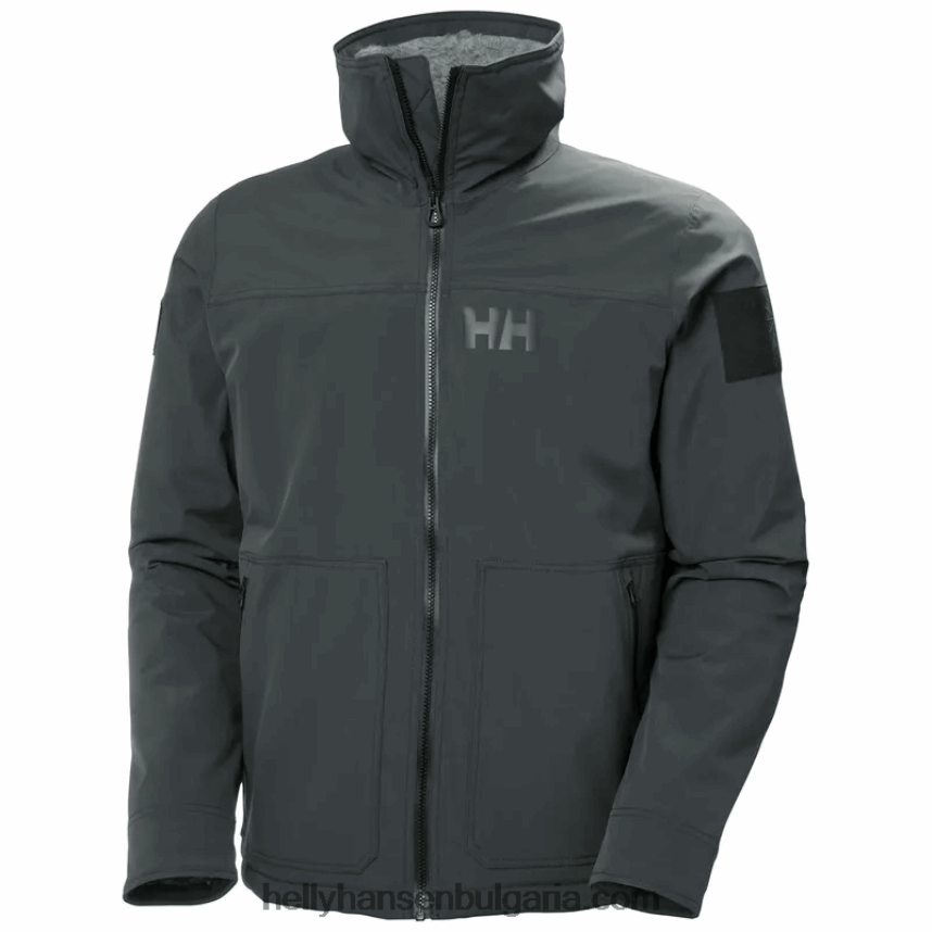 мъже мъжко вълнено яке с черупки от арктически океан 80V22D39 абанос Helly-Hansen