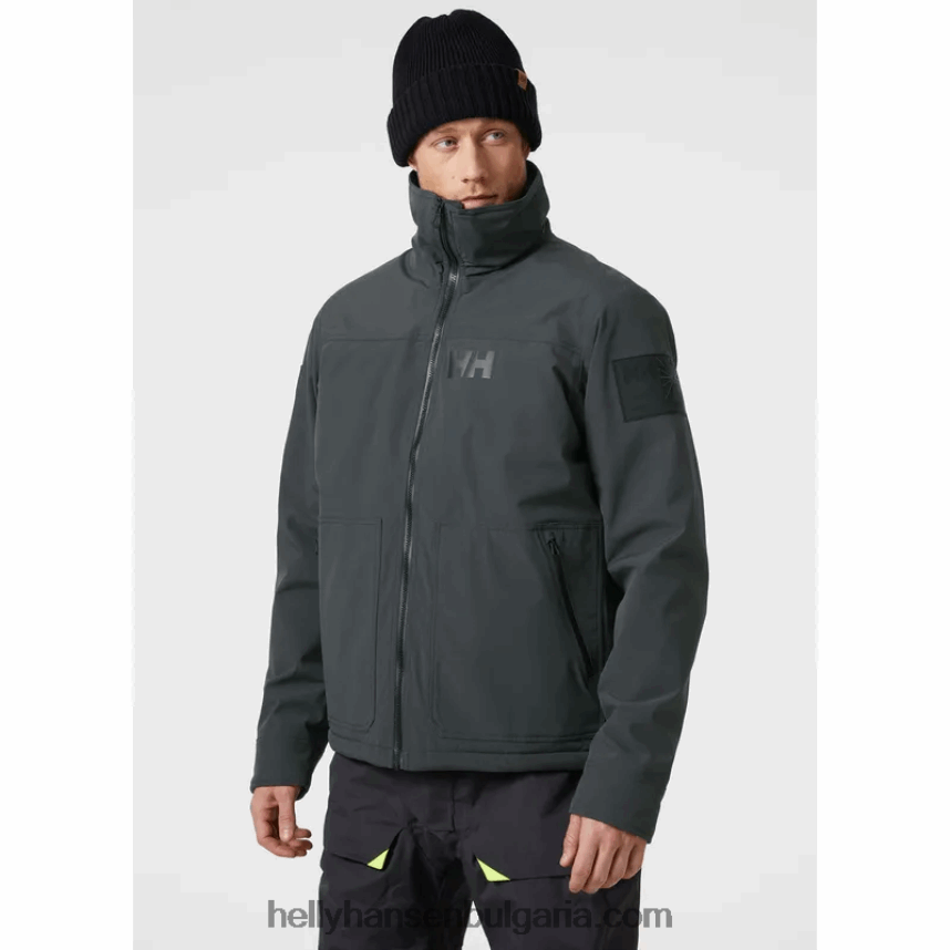 мъже мъжко вълнено яке с черупки от арктически океан 80V22D39 абанос Helly-Hansen
