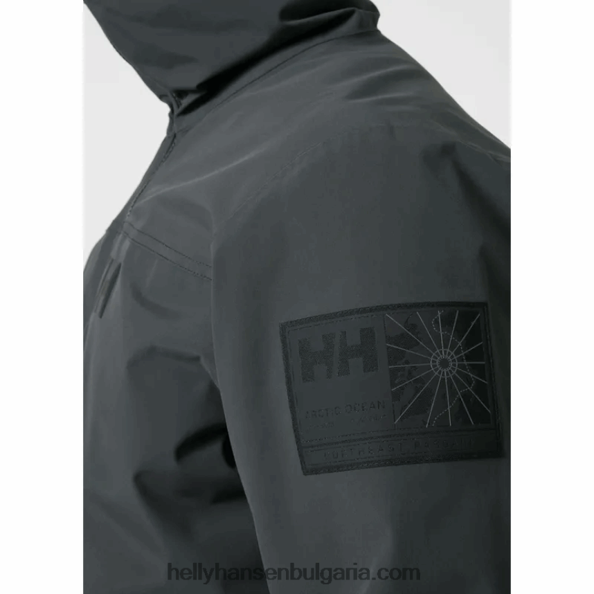 мъже мъжко вълнено яке с черупки от арктически океан 80V22D39 абанос Helly-Hansen