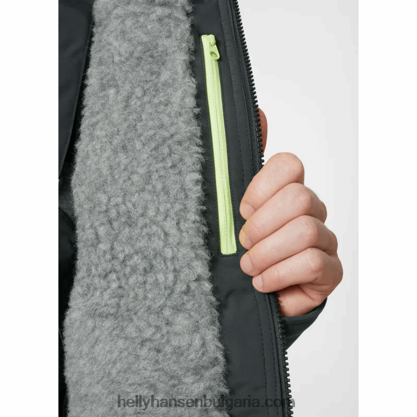 мъже мъжко вълнено яке с черупки от арктически океан 80V22D39 абанос Helly-Hansen