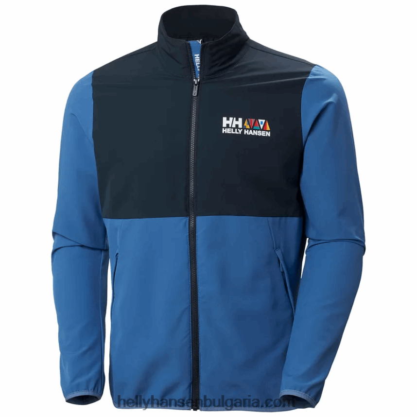 мъже мъжко яке Newport софтшел 80V22D68 азурит Helly-Hansen