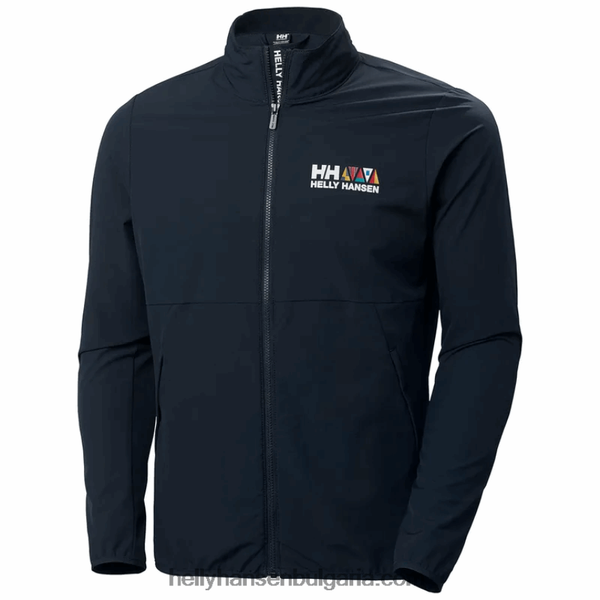 мъже мъжко яке Newport софтшел 80V22D69 военноморски флот Helly-Hansen