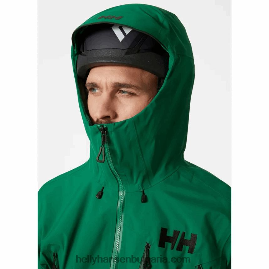 мъже мъжко яке Odin 9 Worlds 2.0 за открито 80V22D154 малахит Helly-Hansen