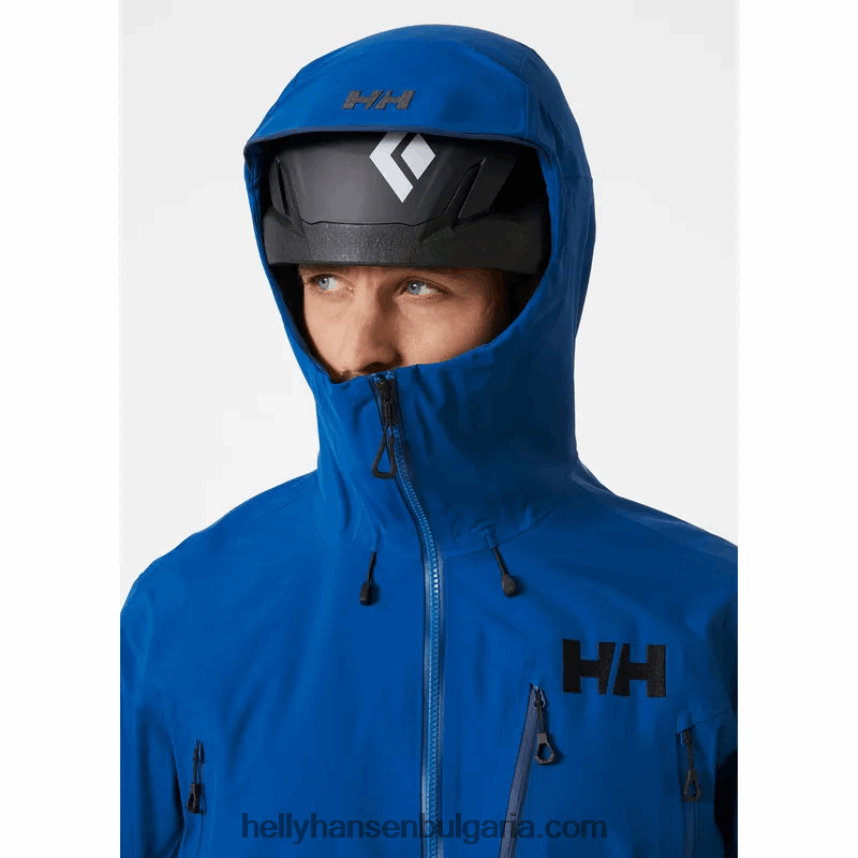 мъже мъжко яке Odin 9 Worlds 2.0 за открито 80V22D156 дълбок фиорд Helly-Hansen
