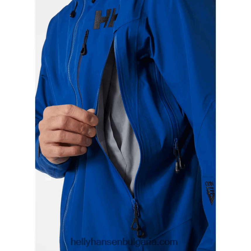 мъже мъжко яке Odin 9 Worlds 2.0 за открито 80V22D156 дълбок фиорд Helly-Hansen
