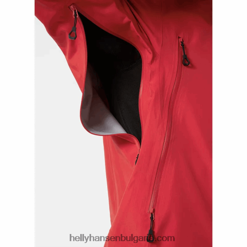 мъже мъжко яке Odin 9 Worlds 2.0 за открито 80V22D157 червен Helly-Hansen