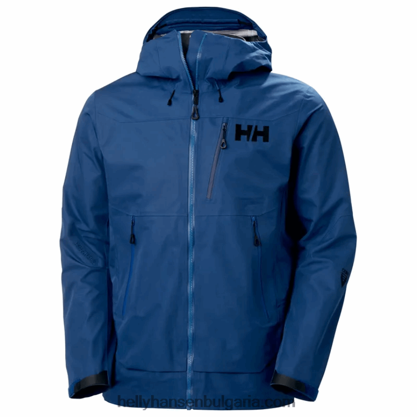 мъже мъжко яке Odin Mountain Infinity Shell 80V22D176 дълбок фиорд Helly-Hansen
