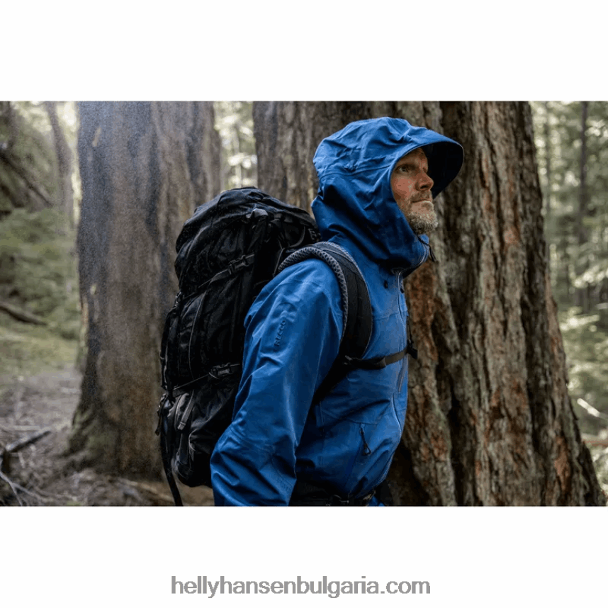 мъже мъжко яке Odin Mountain Infinity Shell 80V22D176 дълбок фиорд Helly-Hansen