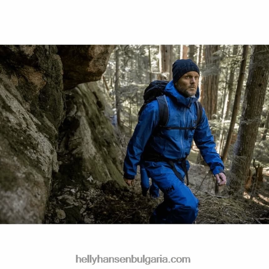 мъже мъжко яке Odin Mountain Infinity Shell 80V22D176 дълбок фиорд Helly-Hansen