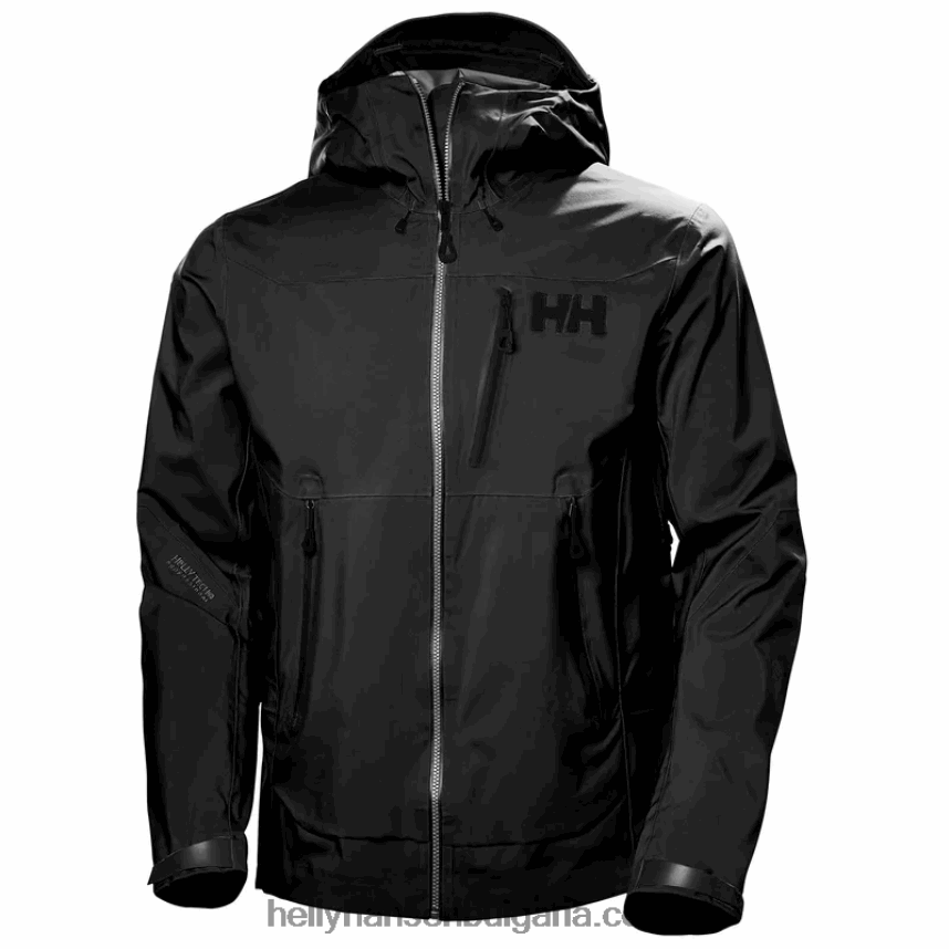 мъже мъжко яке Odin Mountain Infinity Shell 80V22D177 черен Helly-Hansen