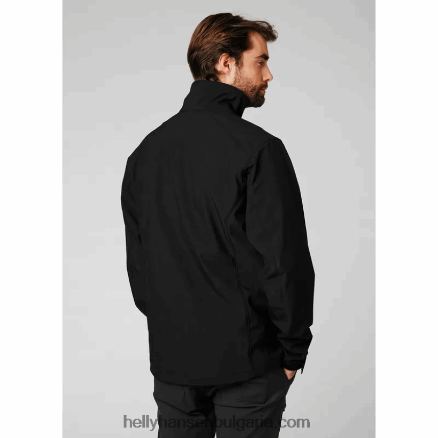 мъже мъжко софтшел яке Paramount 80V22D167 черен Helly-Hansen